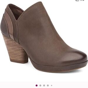 Dansko Dark Brown Ankle Booties